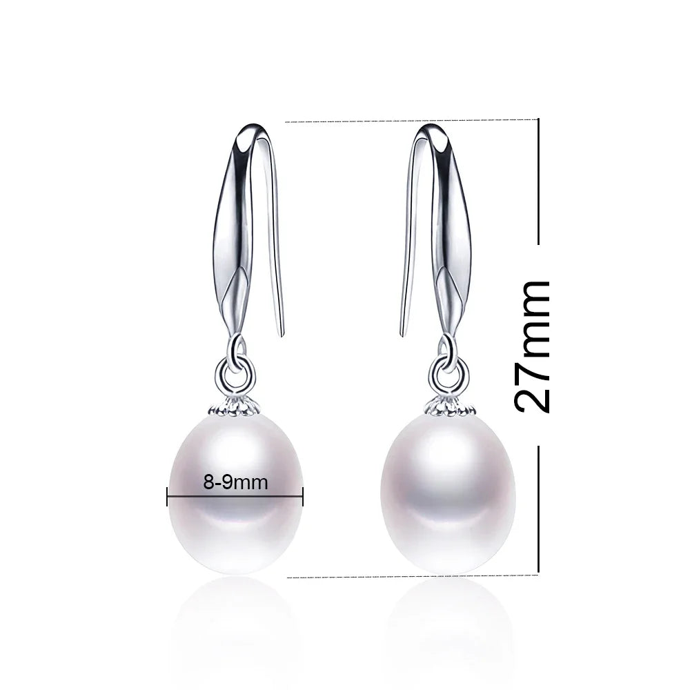 Classic Pearl Drop Earrings