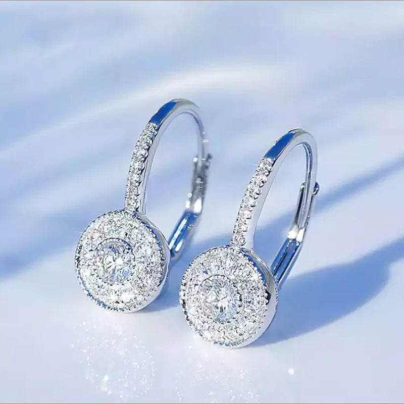 Crystal Hoop Earrings