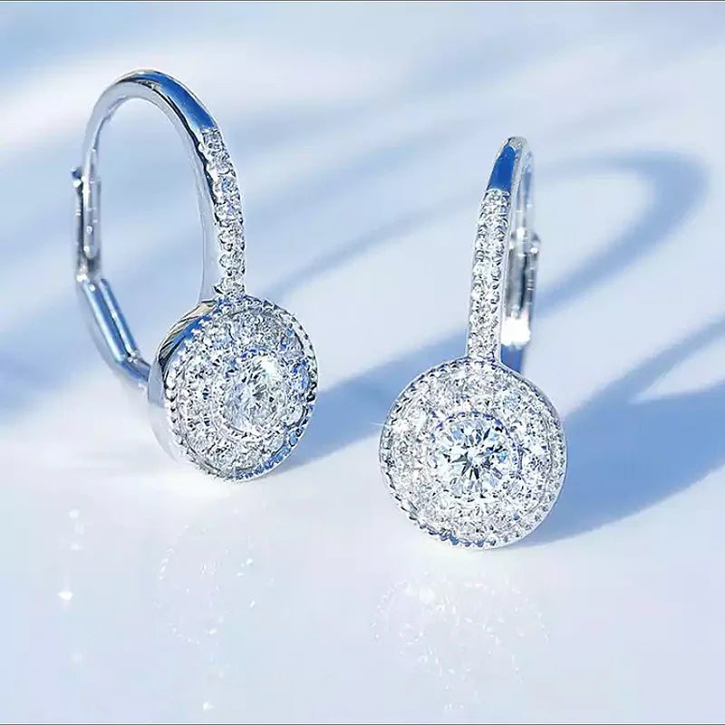 Crystal Hoop Earrings